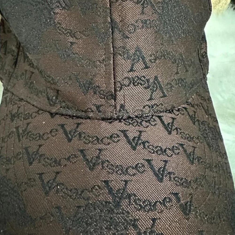 Brown Print Baseball Cap Adjustable - image 5